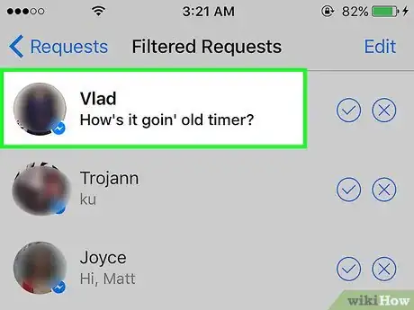 Image titled See the "Other" Folder in Facebook Messenger Step 5